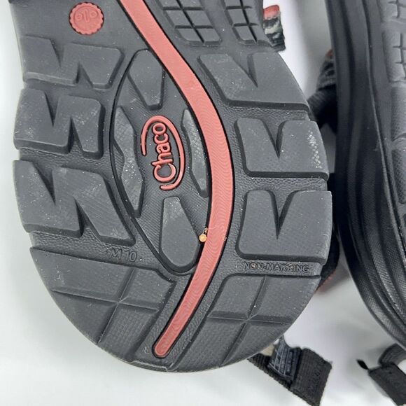 Mens 10 Chaco J104865 Grandeur Waterproof Strappy Hiking Black Outdoor Sandals main image 7